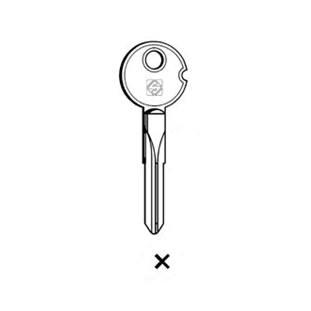 Silca XTF3 Key Blank for Tuff Cross Key Cars and Safe doors Silca
