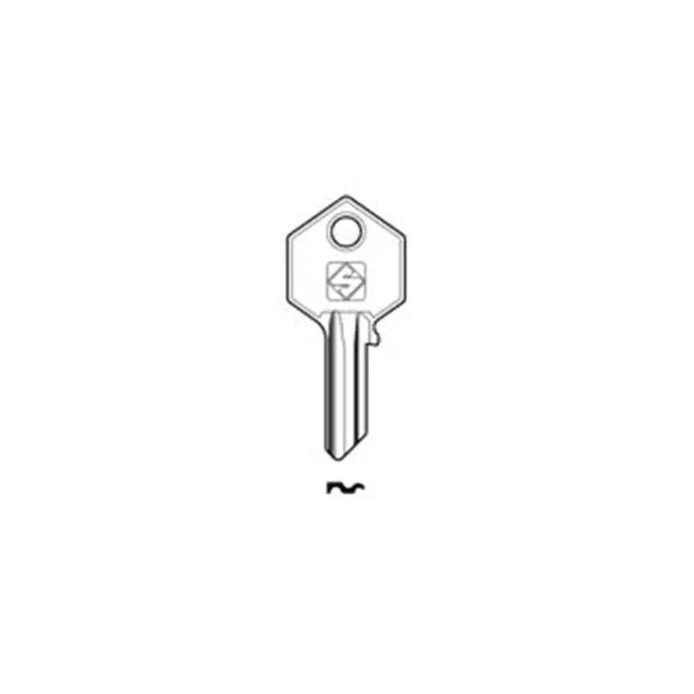 Silca YA13 Key Blank for Yale Cylinders and Padlocks Silca