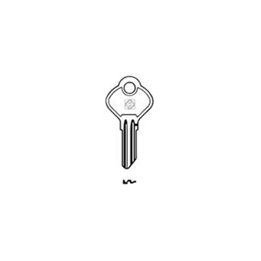 Silca YA17R Key Blank for Yale Cylinders and Padlocks Silca