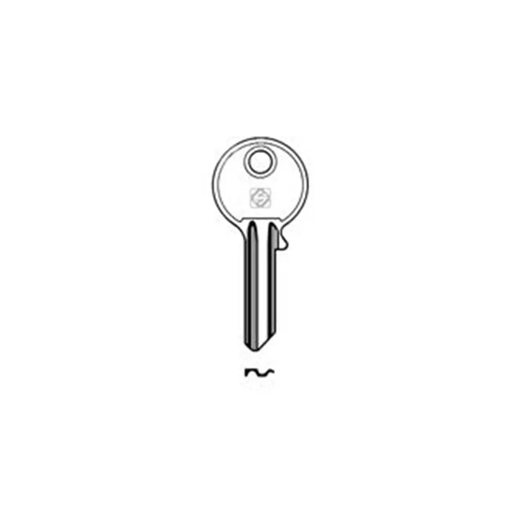 Silca YA3 Key Blank for Yale Cylinders and Padlocks Silca