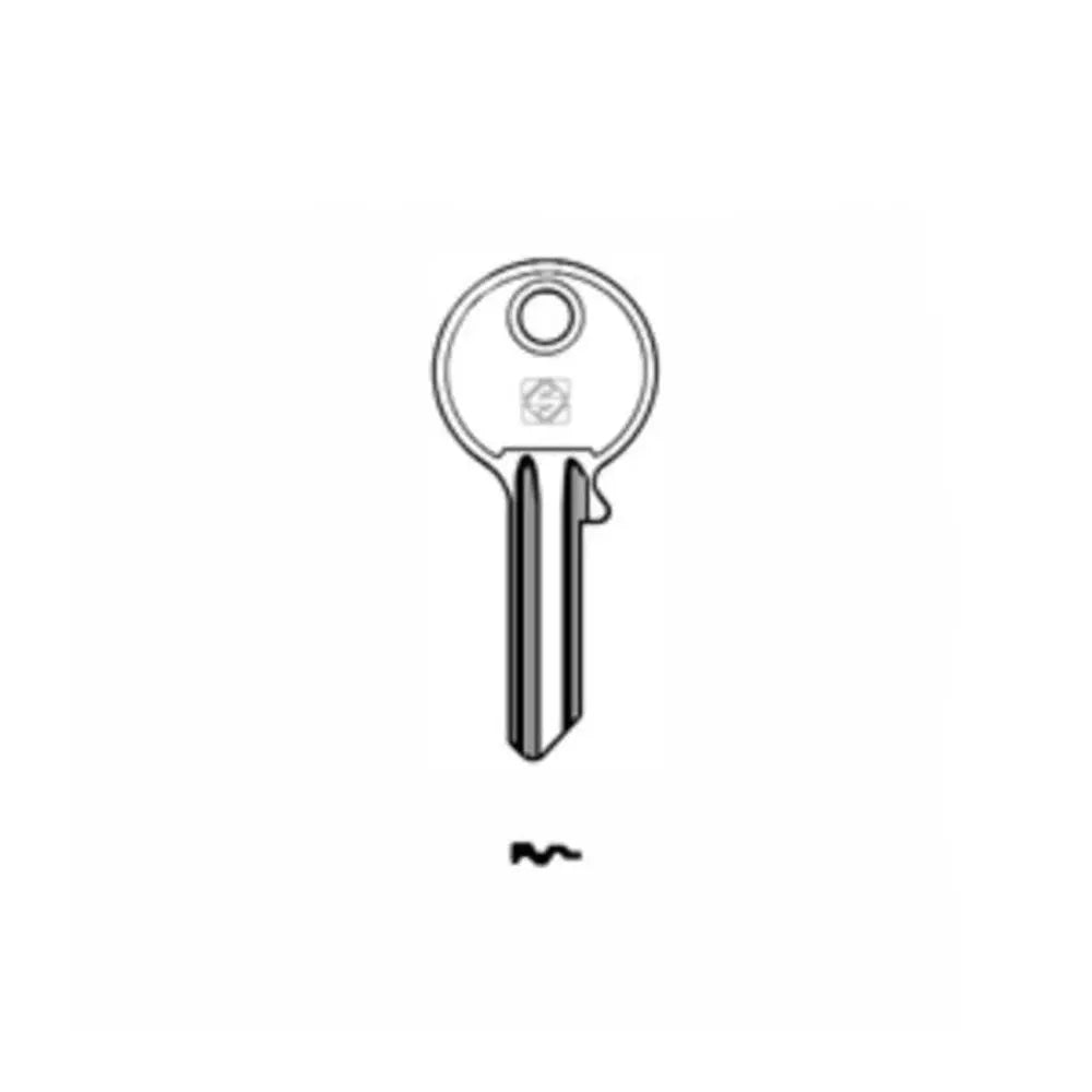 Silca YA30 Key Blank for Yale Cylinders and Padlocks Silca
