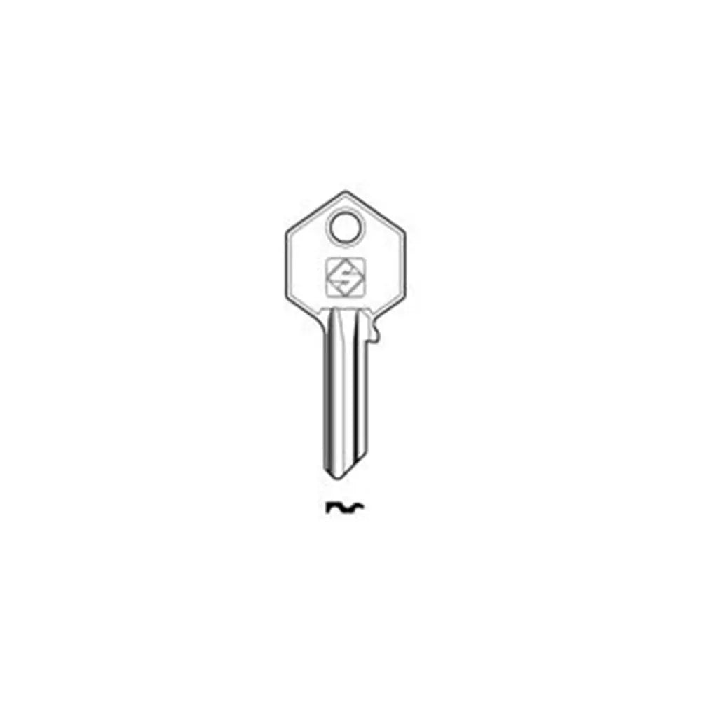 Silca YA7 Key Blank for Yale Cylinders and Padlocks Silca