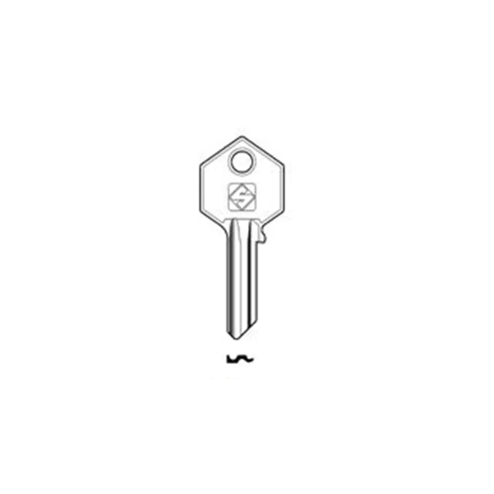 Silca YA7R Key Blank for Yale Cylinders and Padlocks Silca
