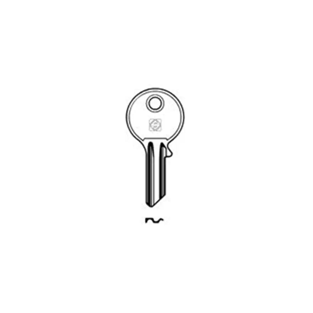 Silca YA8 Key Blank for Yale Cylinders and Padlocks Silca