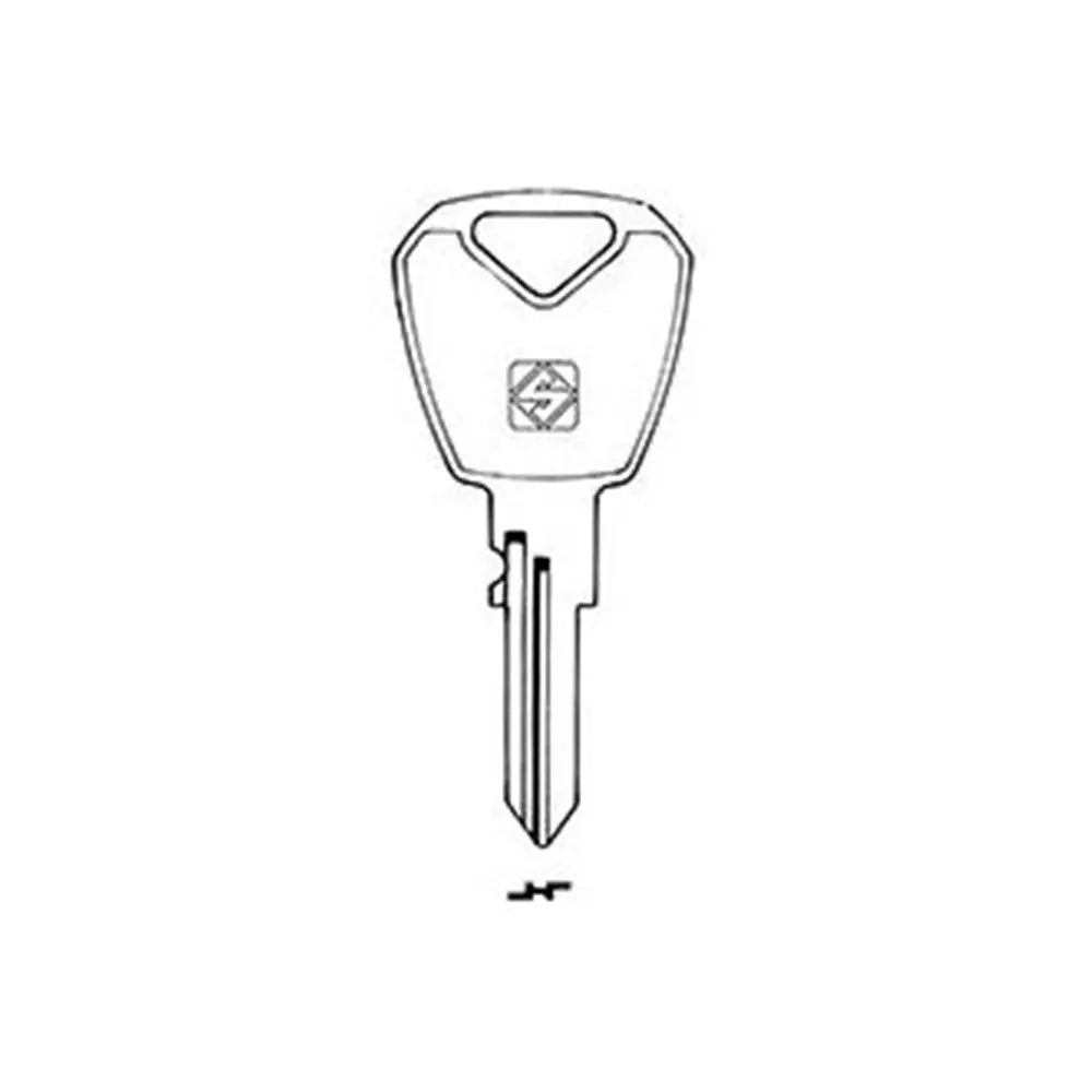 Silca YG1R Key Blank for Yugo Caravans Cylinders and various Cars Silca