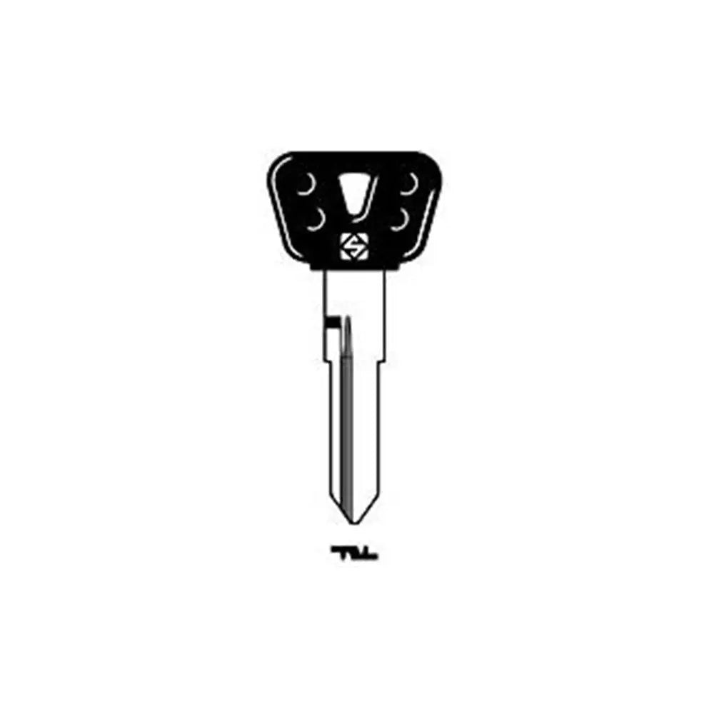 Silca YH37RBP Key Blank with Plastic Head for Yamaha Motorbikes Silca