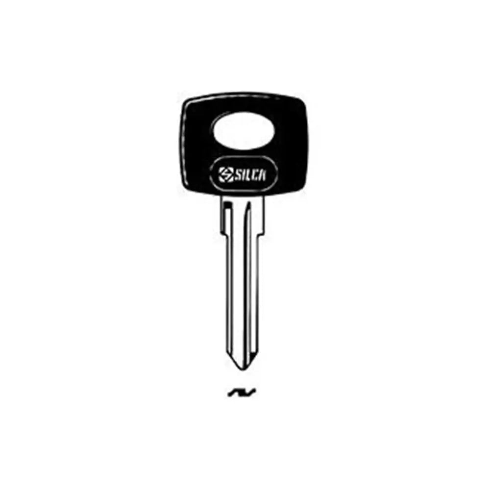 Silca YM12P Key Blank with Plastic Head for Mercedes Cars and Trucks Silca