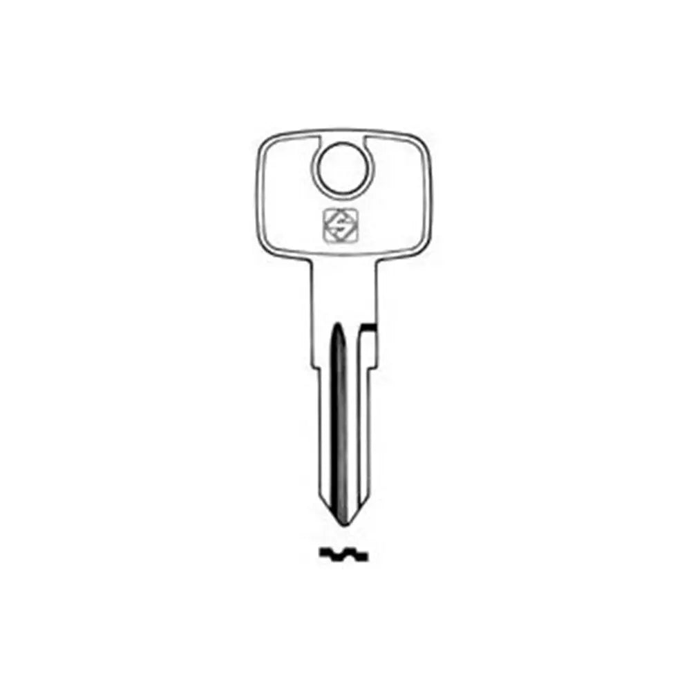 Silca YM28 Key Blank for Chevrolet, Holden, Lotus and Opel Cars Silca