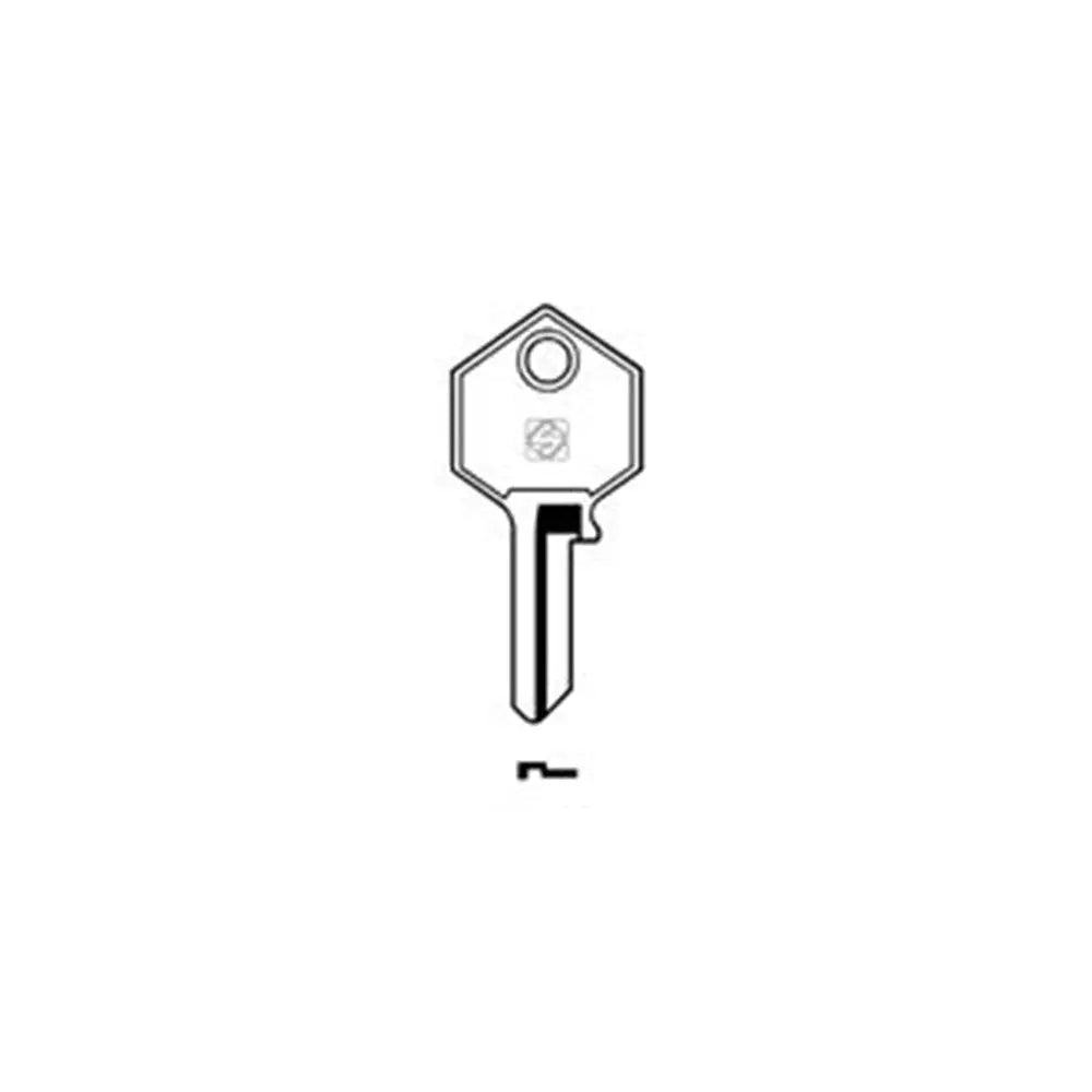 Silca YT1R Key Blank for Yeti Cylinders and Padlocks Silca