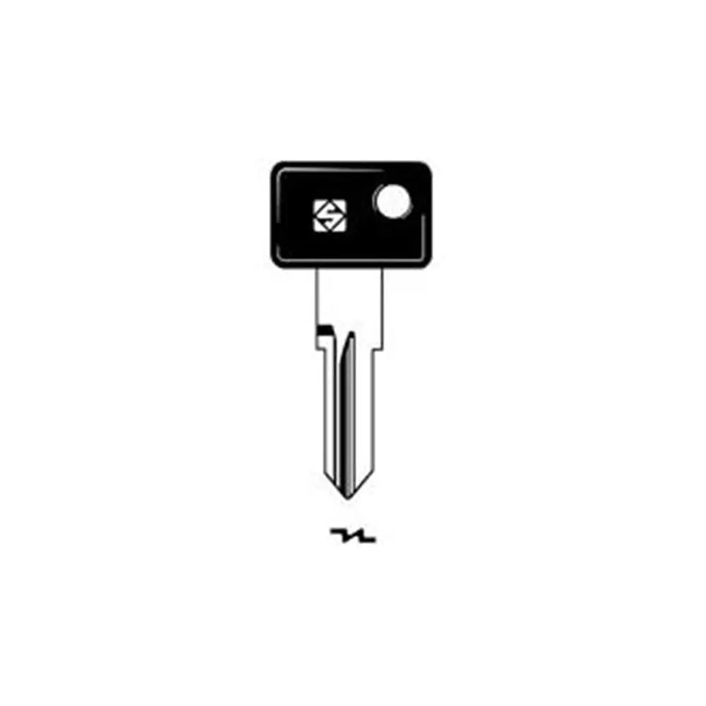 Silca ZD10P Key Blank with Plastic Head for Zadi, Motorbikes, Cars, Caravans and Various Locks Silca