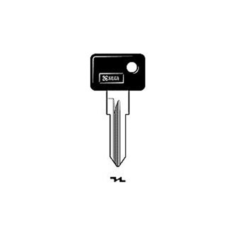 Silca ZD14RP Key Blank with Plastic Head for Zadi, Motorbikes, Cars, Caravans and Various Locks Silca
