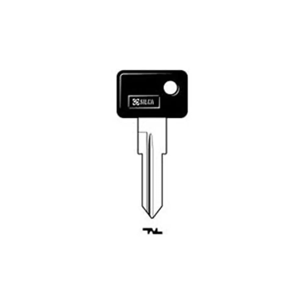 Silca ZD16RP Key Blank with Plastic Head for Zadi, Motorbikes, Cars, Caravans and Various Locks Silca