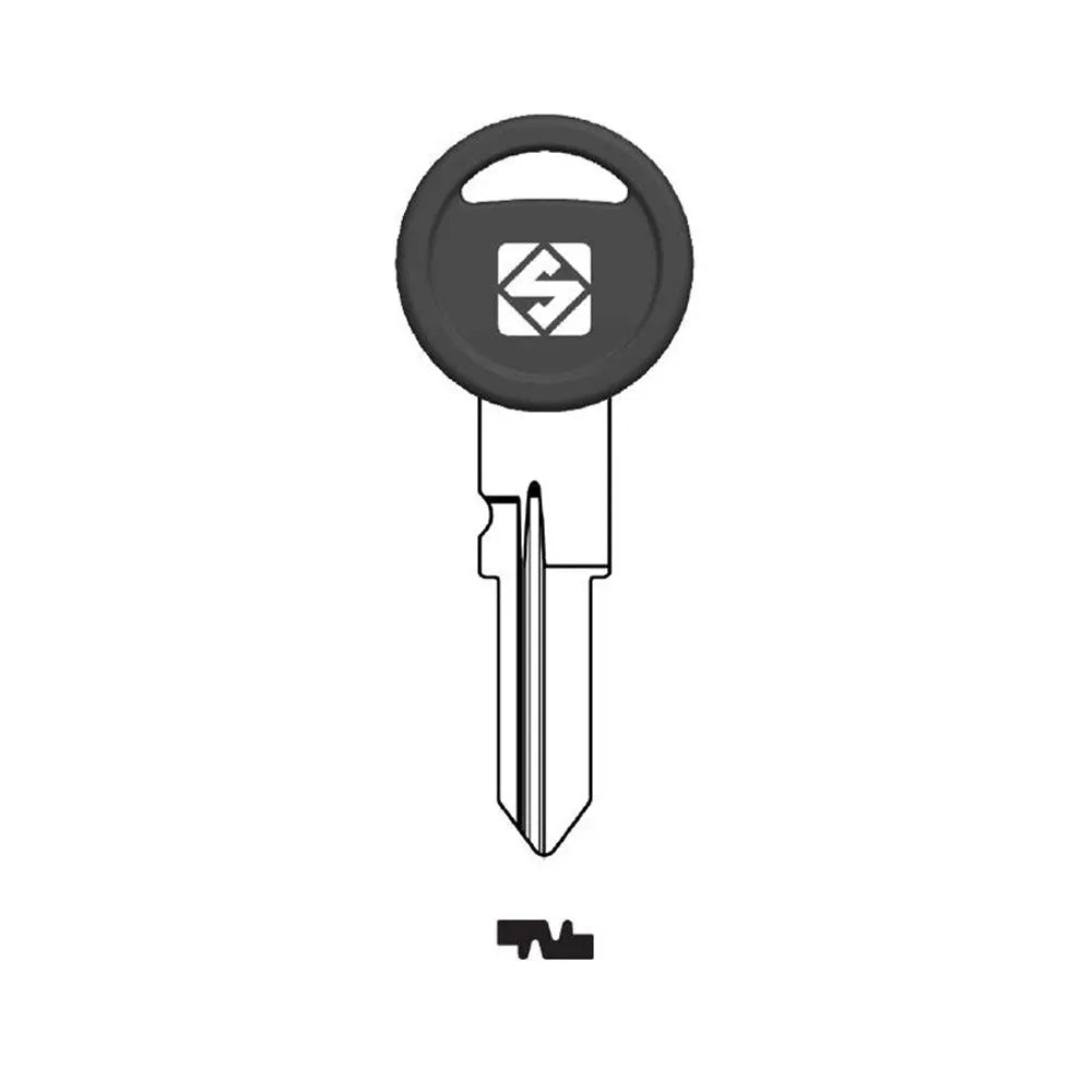 Silca ZD41RLP Key Blank with Plastic Head for Zadi, Motorbikes, Cars, Caravans and Various Locks Silca