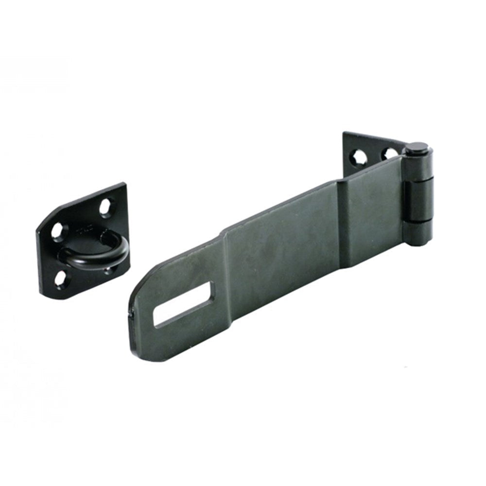 TOKOZ LRG HASP & STAPLE P110/I/240 (240mm x 56mm) BLK DP Tokoz