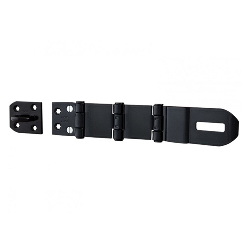 TOKOZ LRG HASP & STAPLE P110/III/275 (275mm x 56mm) BLK DP Tokoz