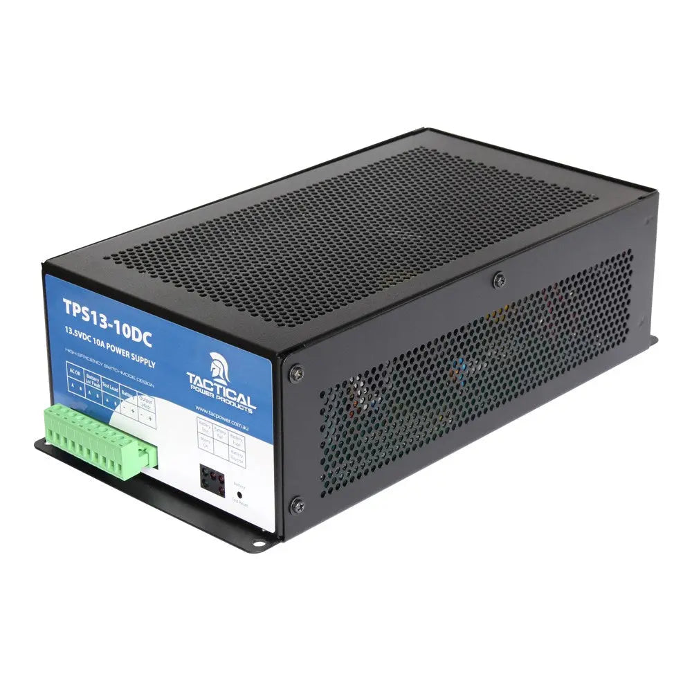 Tactical 13.5VDC 10Amp Power Supply with High Output Battery Charging - TPS13-10DC Tactical