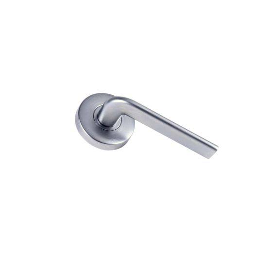 VELOCITY DUMMY HALF SET & 34 LEVER TP residential leverset in sleek silver finish, ideal for modern door hardware applications.