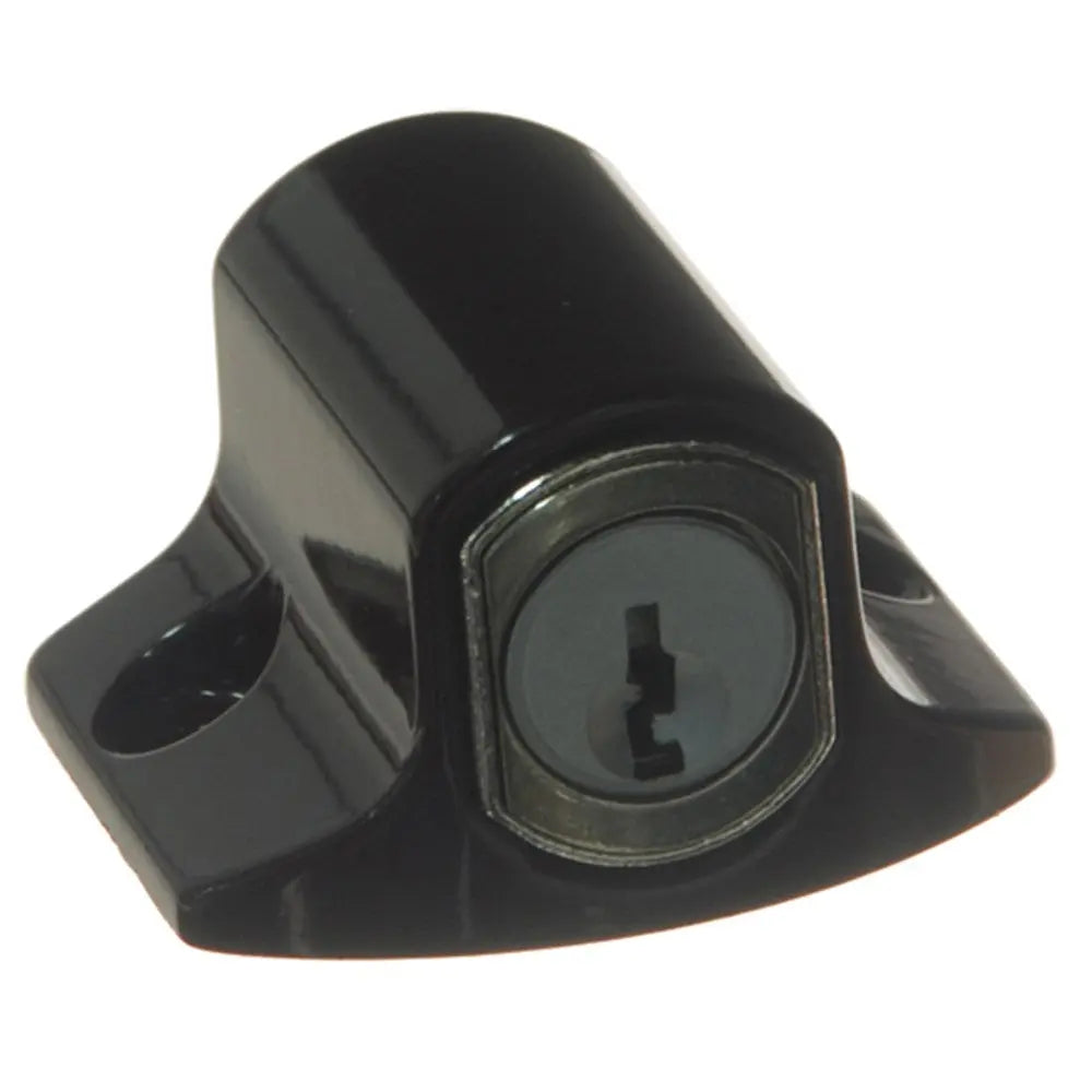 Whitco Mini Push Lock CYL4 Profile for Sliding Windows in Mahogany - W2208112C4 Whitco