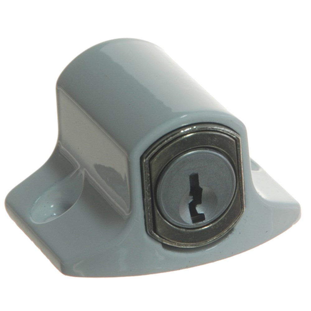 Whitco Mini Push Lock CYL4 Profile for Sliding Windows in White - W2208116C4 Whitco