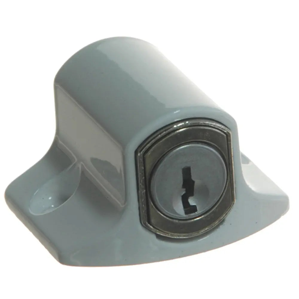 Whitco Mini Push Lock CYL4 Profile for Sliding Windows in White - W2208116C4 Whitco