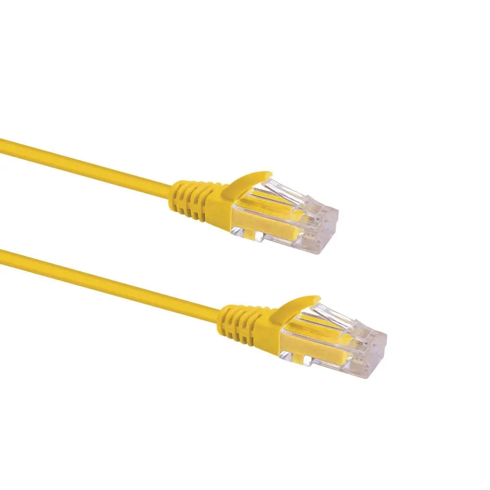 Datamaster CAT6 UTP Yellow Slim Patch Cable, 1.5m - W2648SLIYEL Datamaster