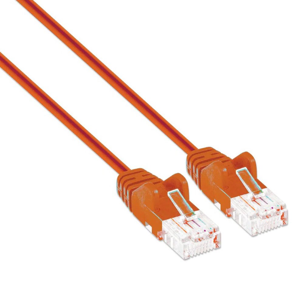 Cat-6 Patch U/Slim 5.0m LSZH Orange Datamaster