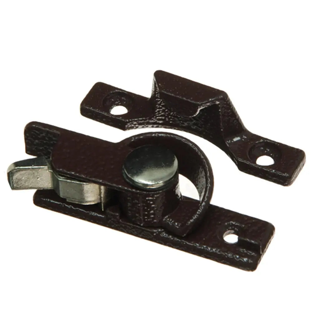 Whitco Window Safety Sash Lock Non Keyed in Brown - W270213 Whitco