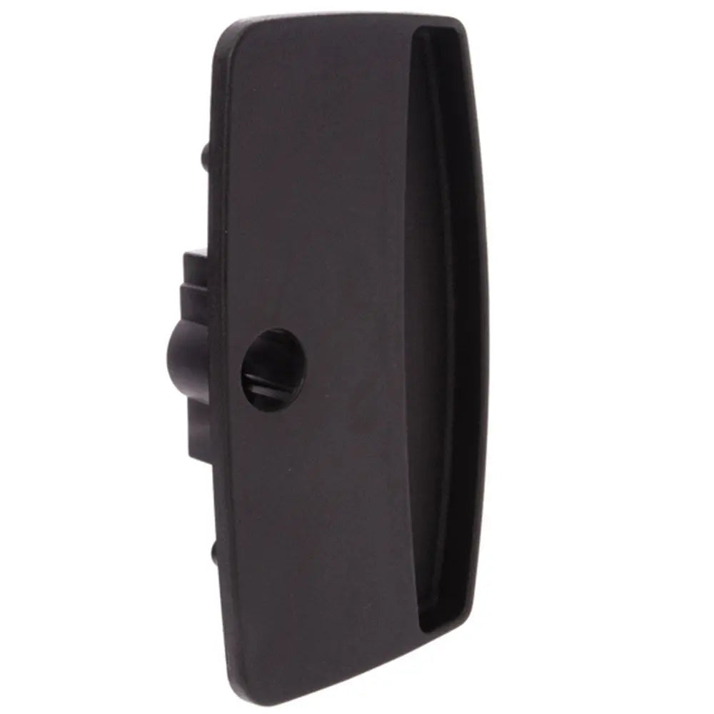 Whitco Lawson Flat Outer Pull with Cylinder Hole Black Polymer - W548717 Whitco
