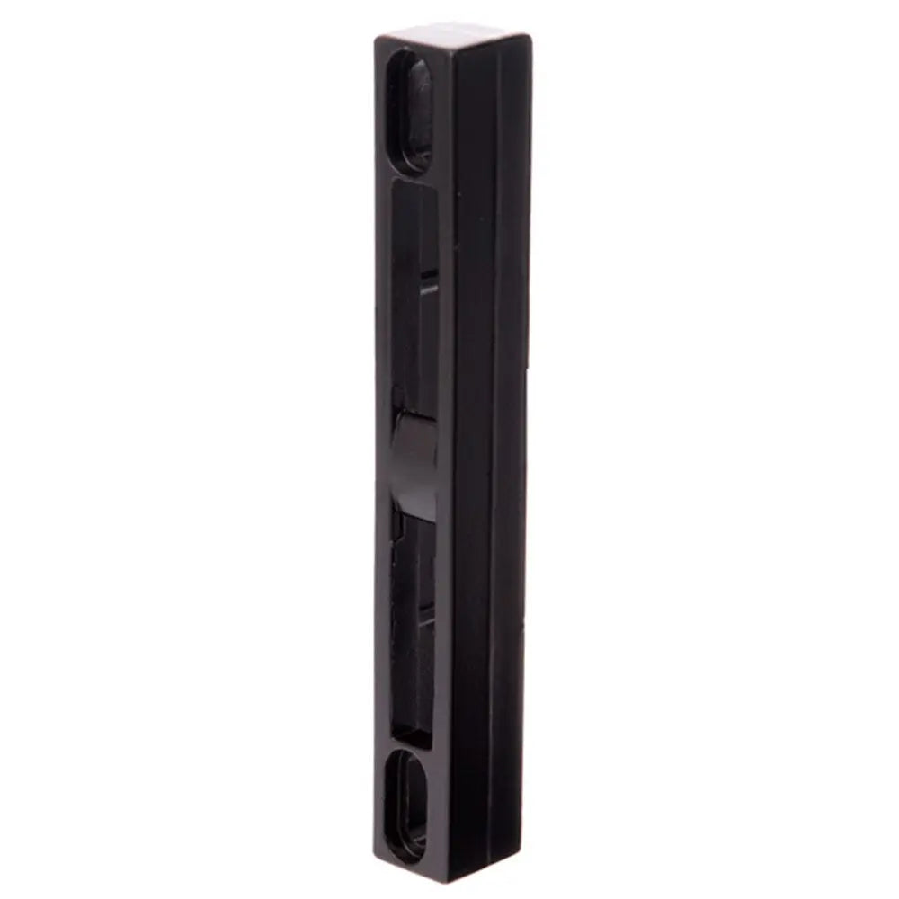 Whitco Sliding Door Lock Strike 17.5mm Face Fix in Black - W565517 Whitco