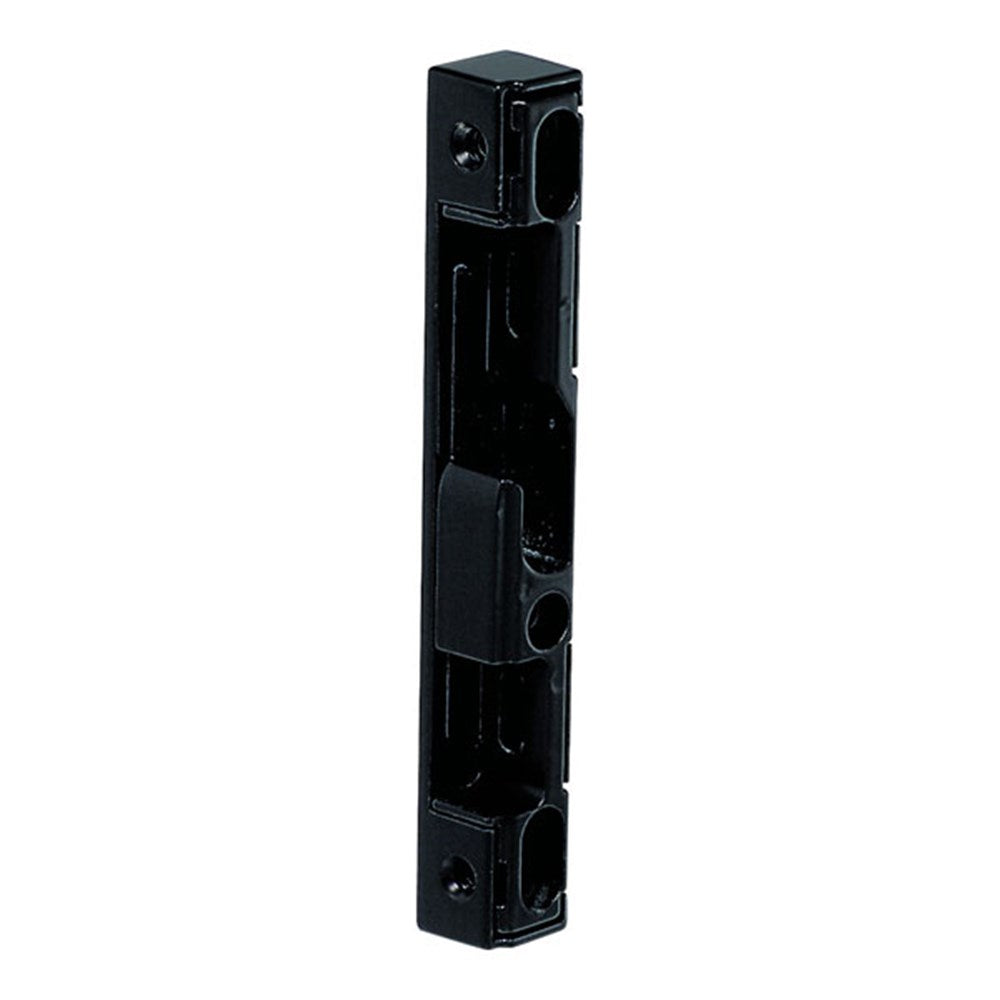 Whitco Sliding Door Lock Strike Universal Reversible Front Fix in Black - W566217 Whitco