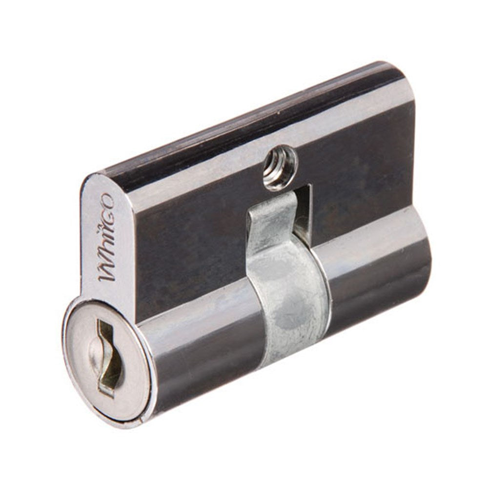 Whitco Euro Double Cylinder LF24 Profile KD with Lazy Cam Chrome Plate 46mm - W841400 Whitco