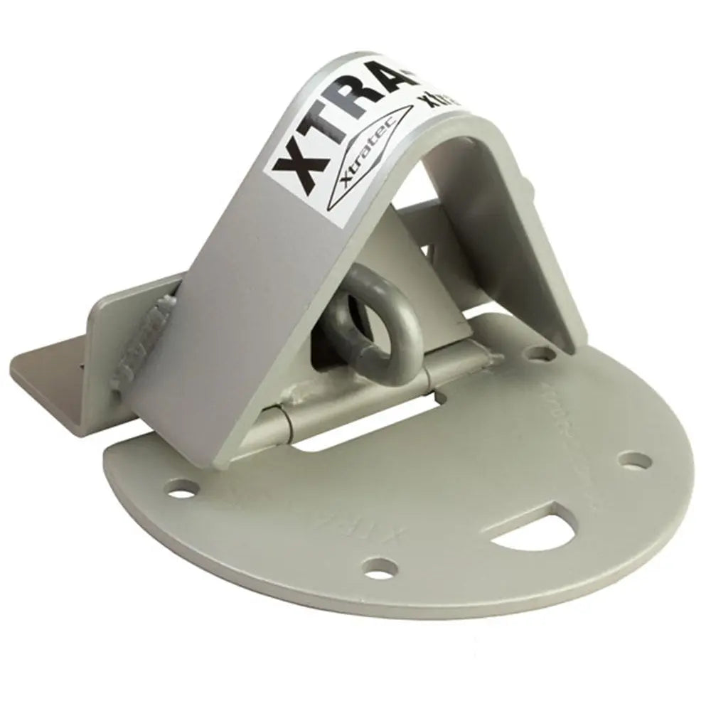 XTRA LOK 2A EXT ROLLER DOOR ANCHOR WITH SEMI CIRCULAR PLATE POWDER COATED SS Xtratec