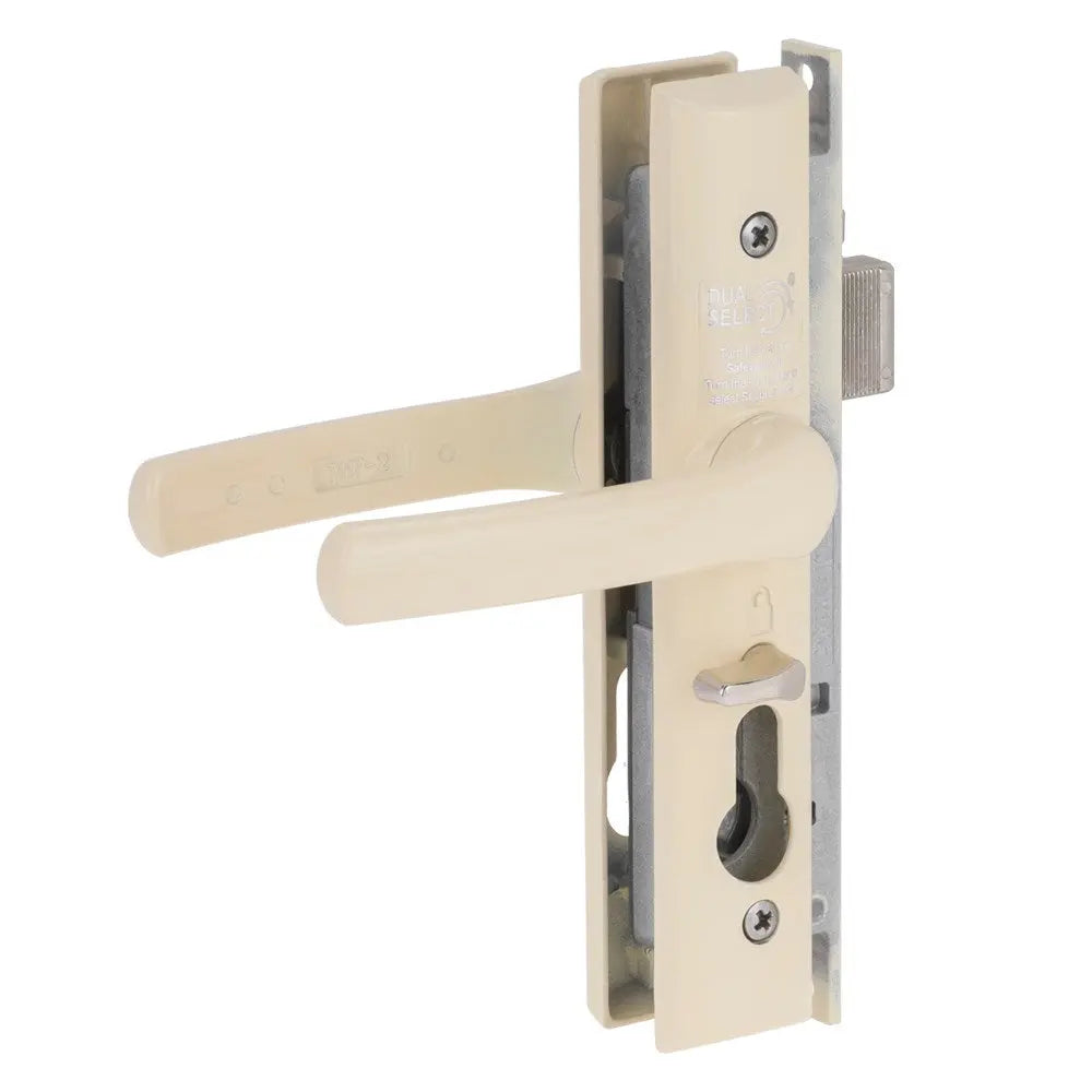 Yale Quattro Hinged Security Door Lock No Cylinder (Replaces MK3 Tasman) Primrose - Y8104PRM Yale