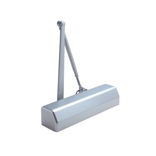 Ryobi D3550 Series, Delayed Action, Fire Rated, Non Fire Rated On Hold Open, 50kg - 150kg Door Closer, Hold Open Track Rail Arm, Boxed, Silver