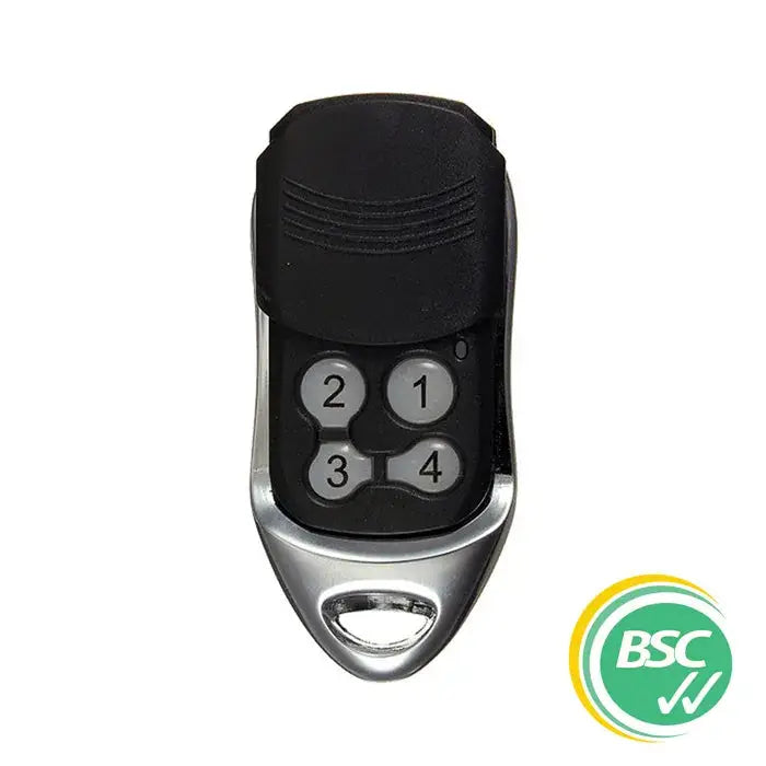 'DOMINATOR Compatible' REMOTE - Non-Genuine garage door remote with 4-button layout, ideal for aftermarket use with DOMINATOR garage door systems.