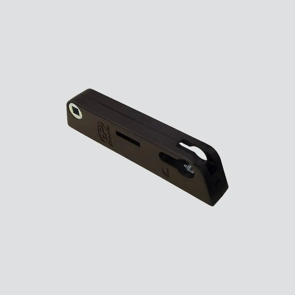 Side perspective of MK3 Lock Body - Sliding Door Lock Body, designed for Jason residential locks with precision-engineered latch system.