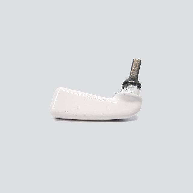 Gloss white Boltlock Snib for Jason windows locks. Rod lever snib ensures secure fitment on Boltlock door handles.