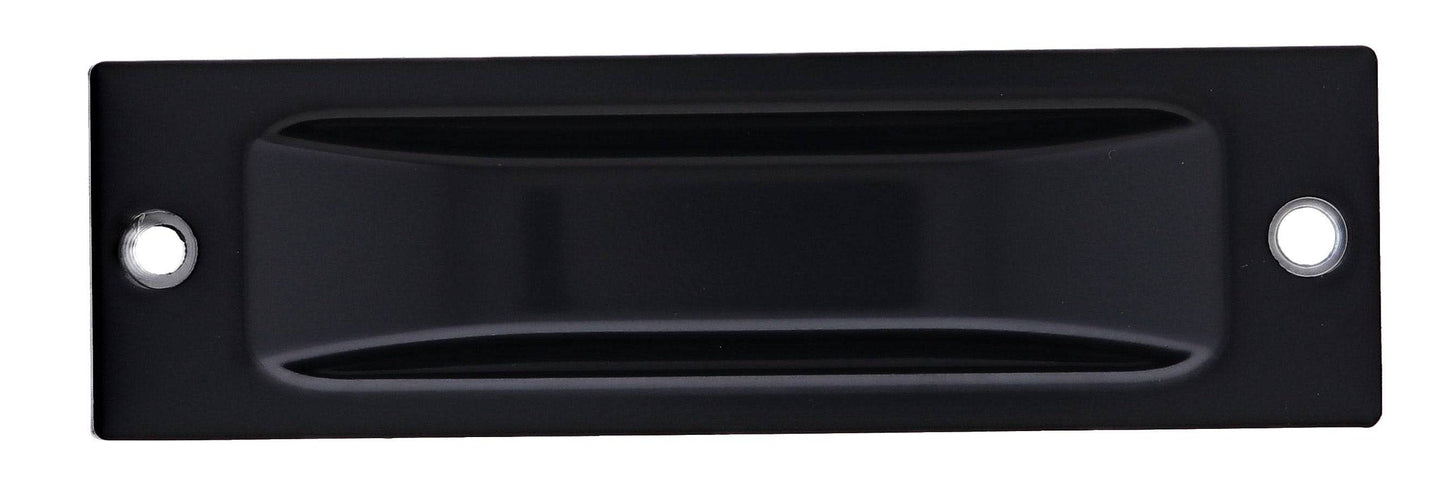 Lenlok Flush Pull with Screws, 115 X 34MM, Single, Matte Black