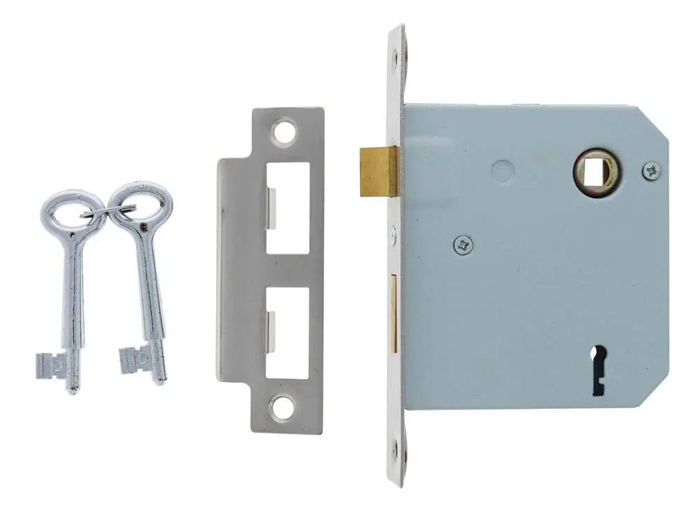 Lenlok 1309 Mortice Lock, 60mm backset, Keyed Alike G key, Boxed, Stainless Steel