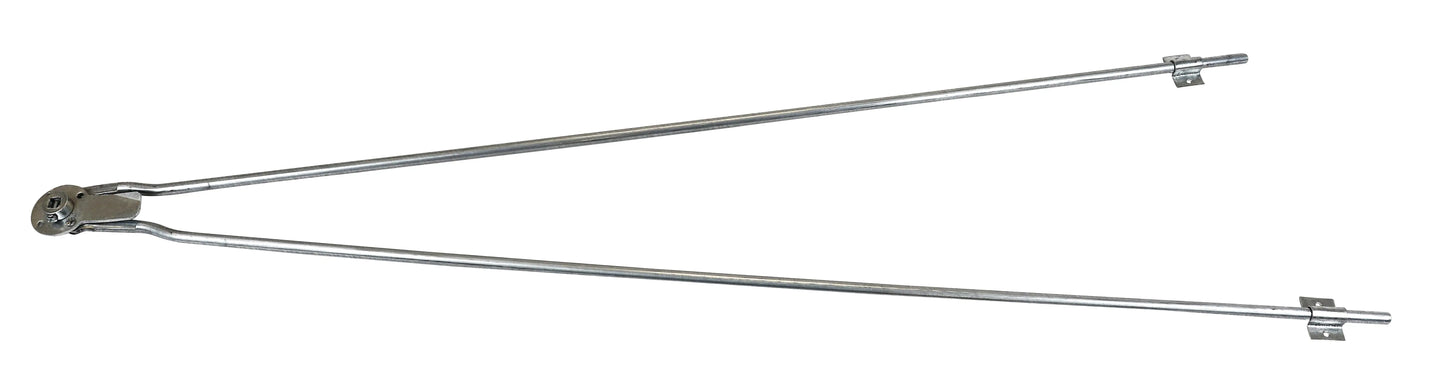 Lenlok 1608, 2 Point Lock Mechanism, 2440MM Long, Right Hand, Poly Bag, Zinc Plate