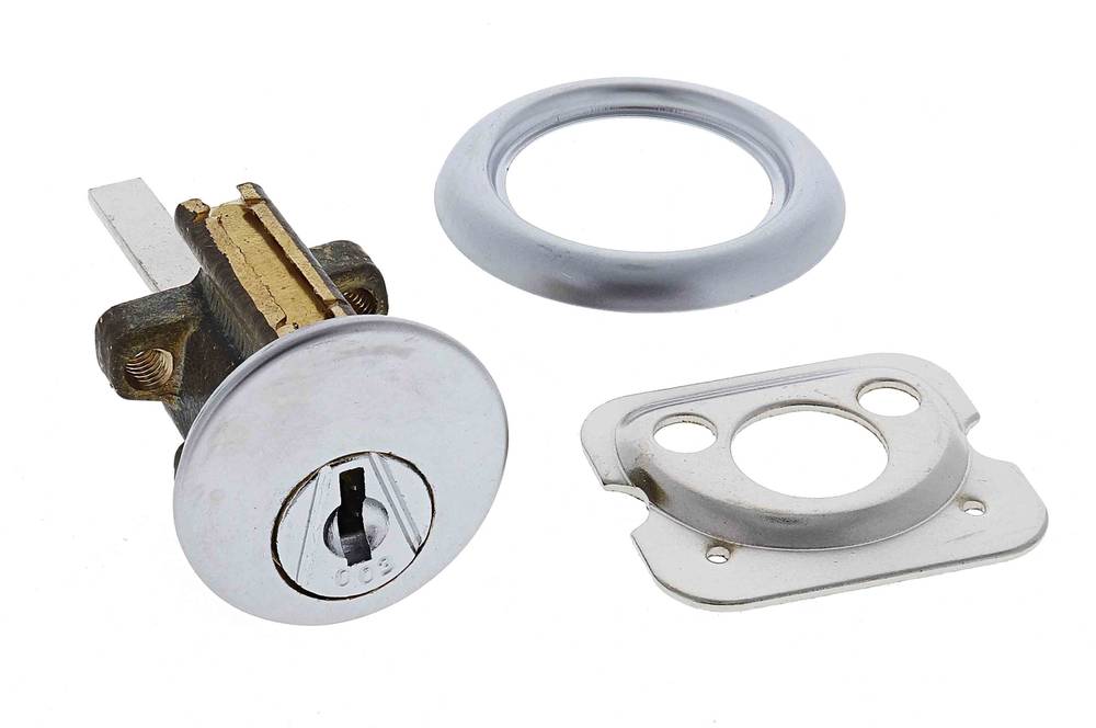 Lenlok 201 Wafer Cylinder, Lkw2 Keyed to CL003, Satin Chrome
