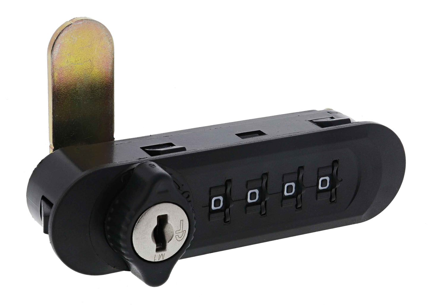 CL 4 Dial, Right hand combo lock, Black
