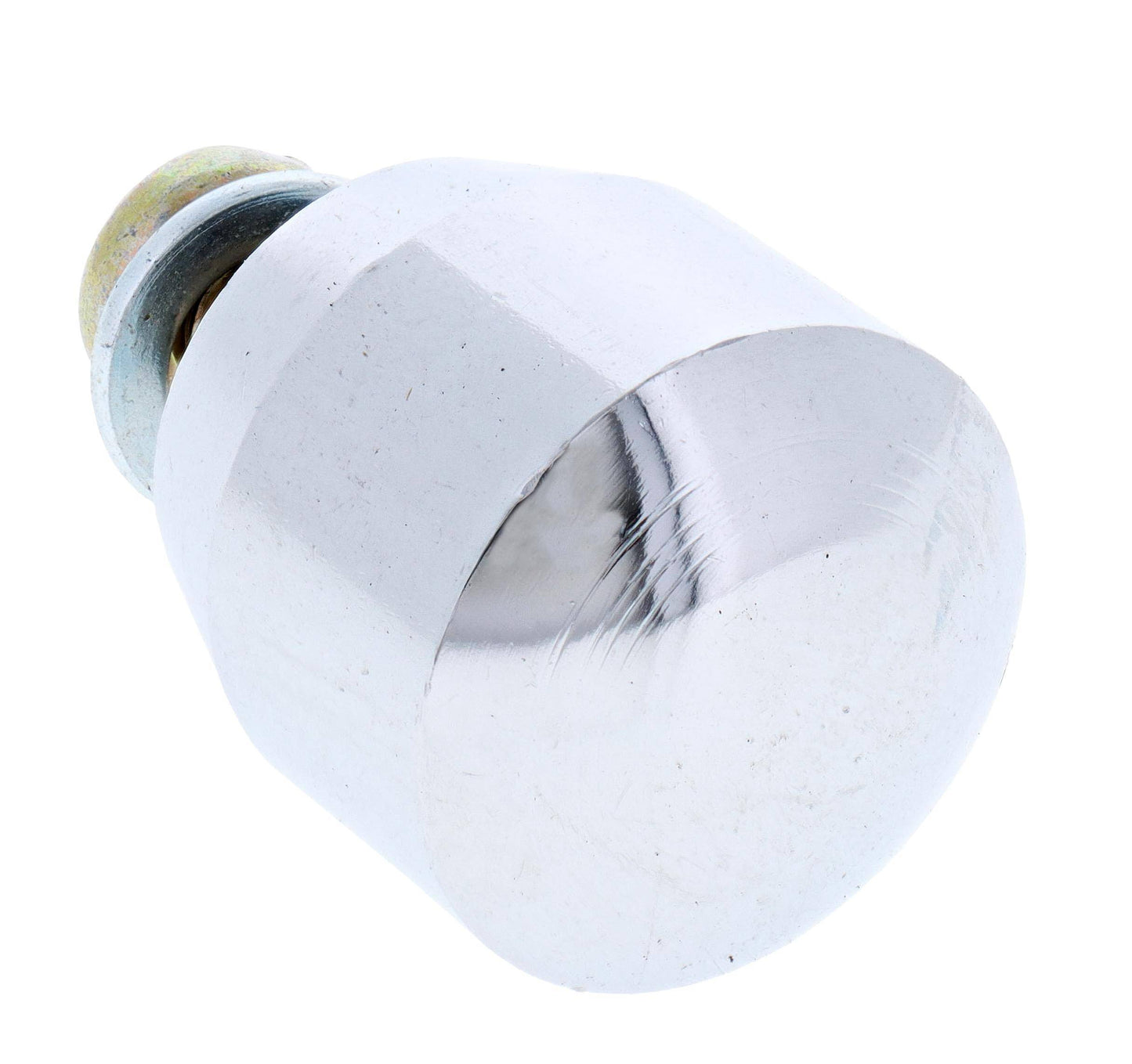 Carbine orb lock bolt knob satin chrome