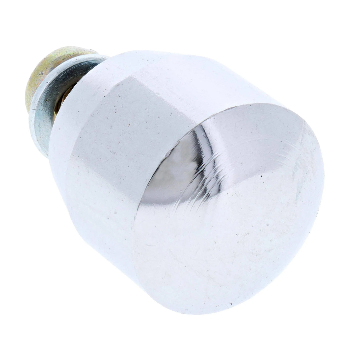 Carbine orb lock bolt knob satin chrome