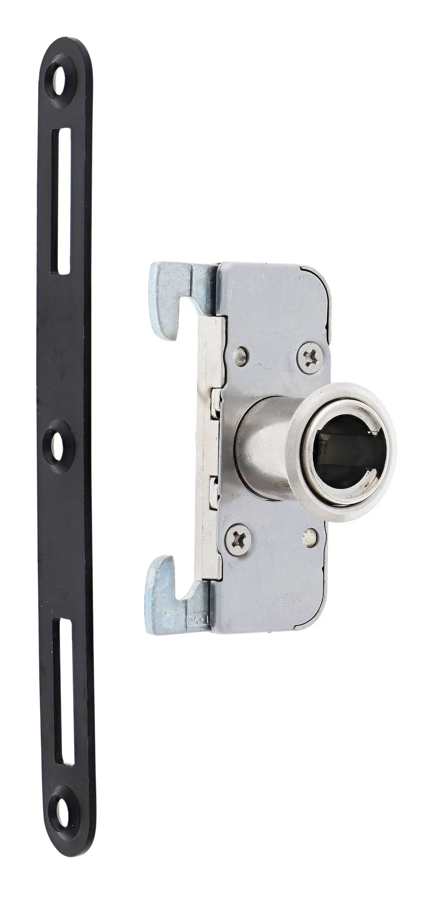 CL A-637, Single Door, Horizontal Tambour, Recessed Mounted, Nickel Silver