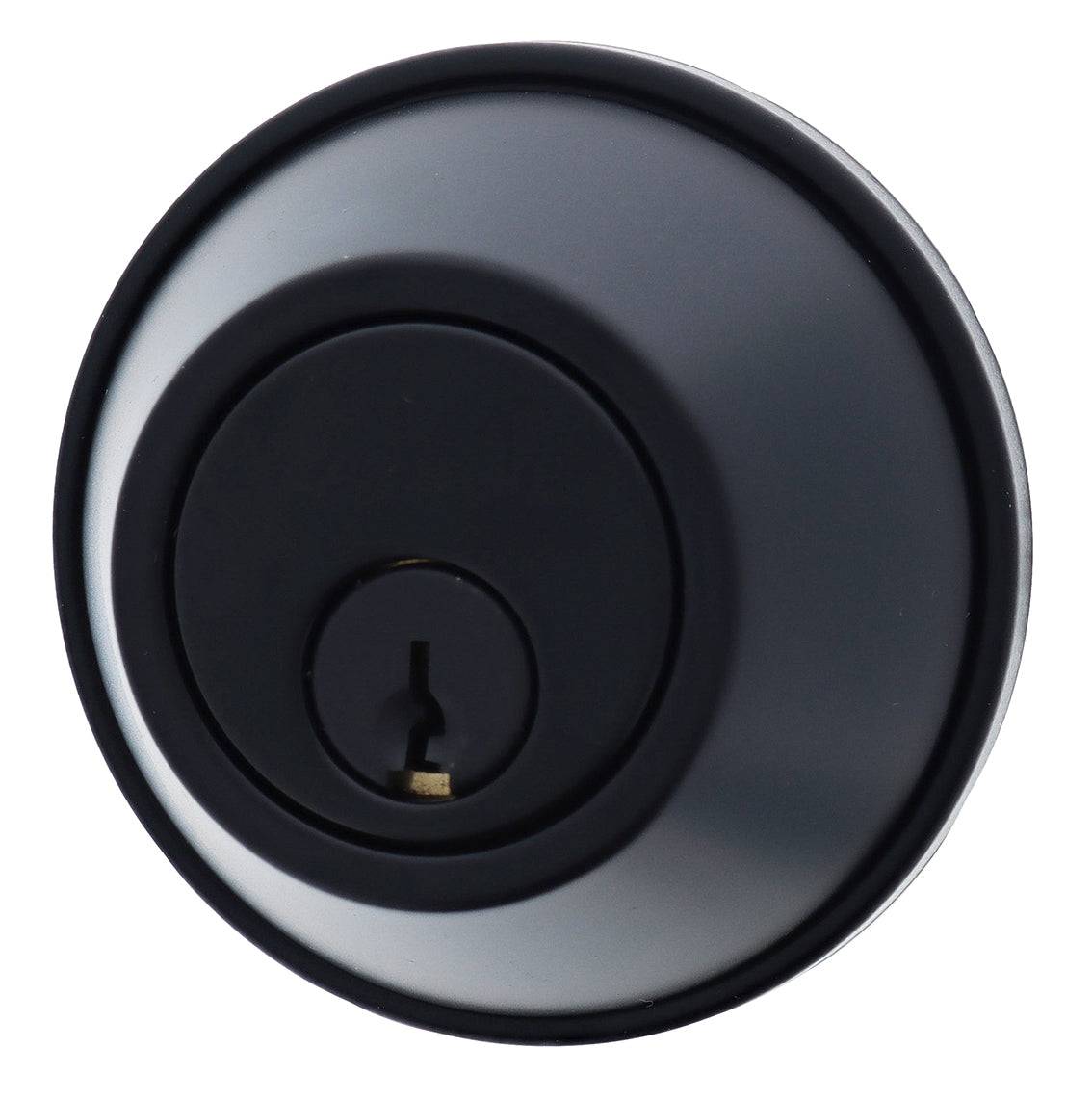 Carbine ALB series Single Cylinder and Turn Deadbolt in matte black finish, featuring a 60-70mm backset and C4 keyed to differ mechanism for security.