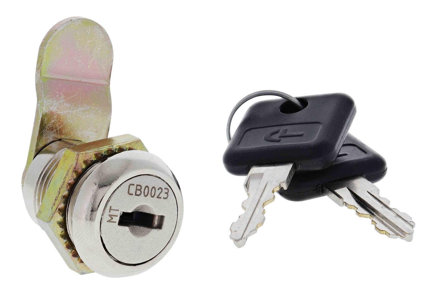 CL 16MM Cam Lock Non Removable Core, 6 X 29mm Cam, CB Keyway Keyed to Differ, , Nickel Silver