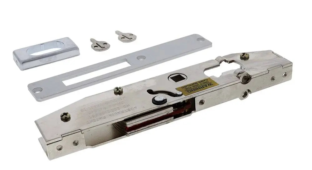 Lenlok C-702, Hinged door, Short Throw, 22mm Bolt, Body only, Boxed Single, Satin Chrome