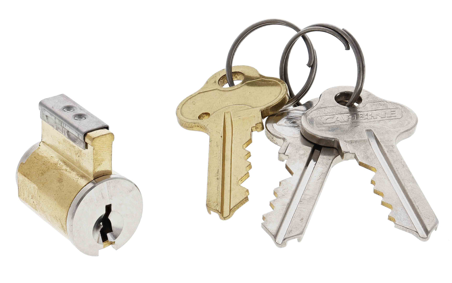 Carbine Lenlok Cylinder, 4 pin, C4 Keyed to Differ , Satin Chrome