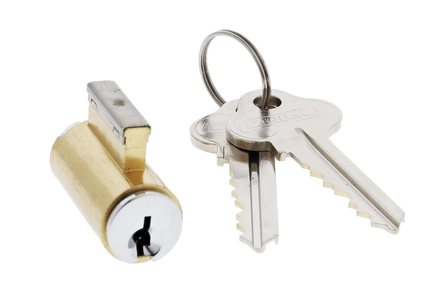 Carbine Lbx Cylinder, 5 pin, C4 Keyed Alike KA1, Satin Chrome